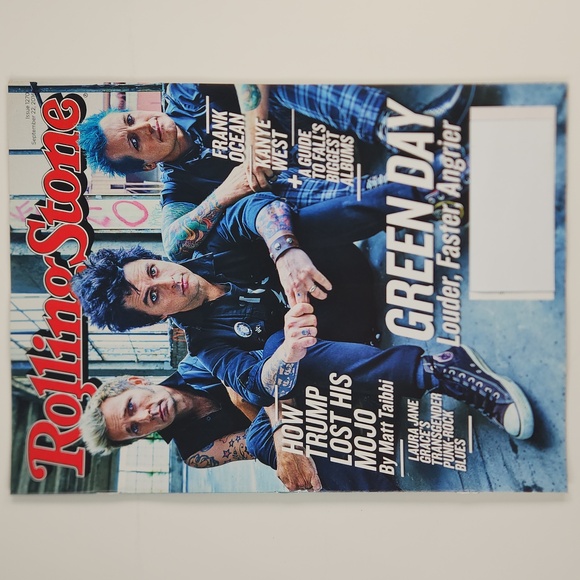 GREEN DAY ROLLING STONE MAGAZINE ISSUE 1270, SEPT 22, 2016 VG+ Cond - Picture 17 of 17